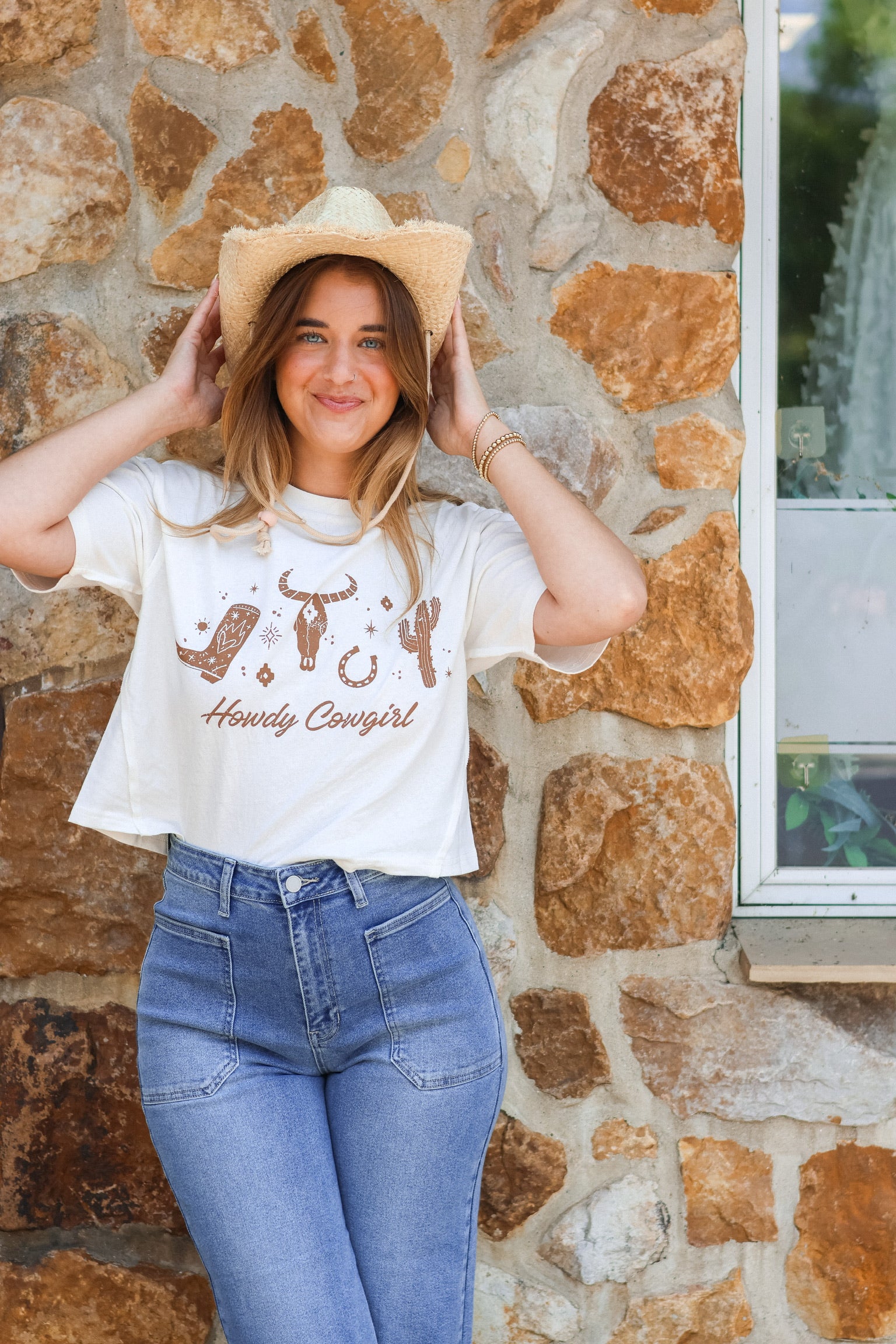 Howdy Cowgirl Tee