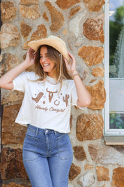 Howdy Cowgirl Tee