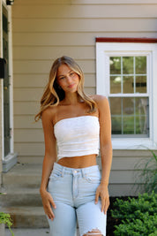 Boulevard Tube Top White