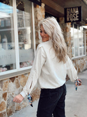 Paisley Tie Top