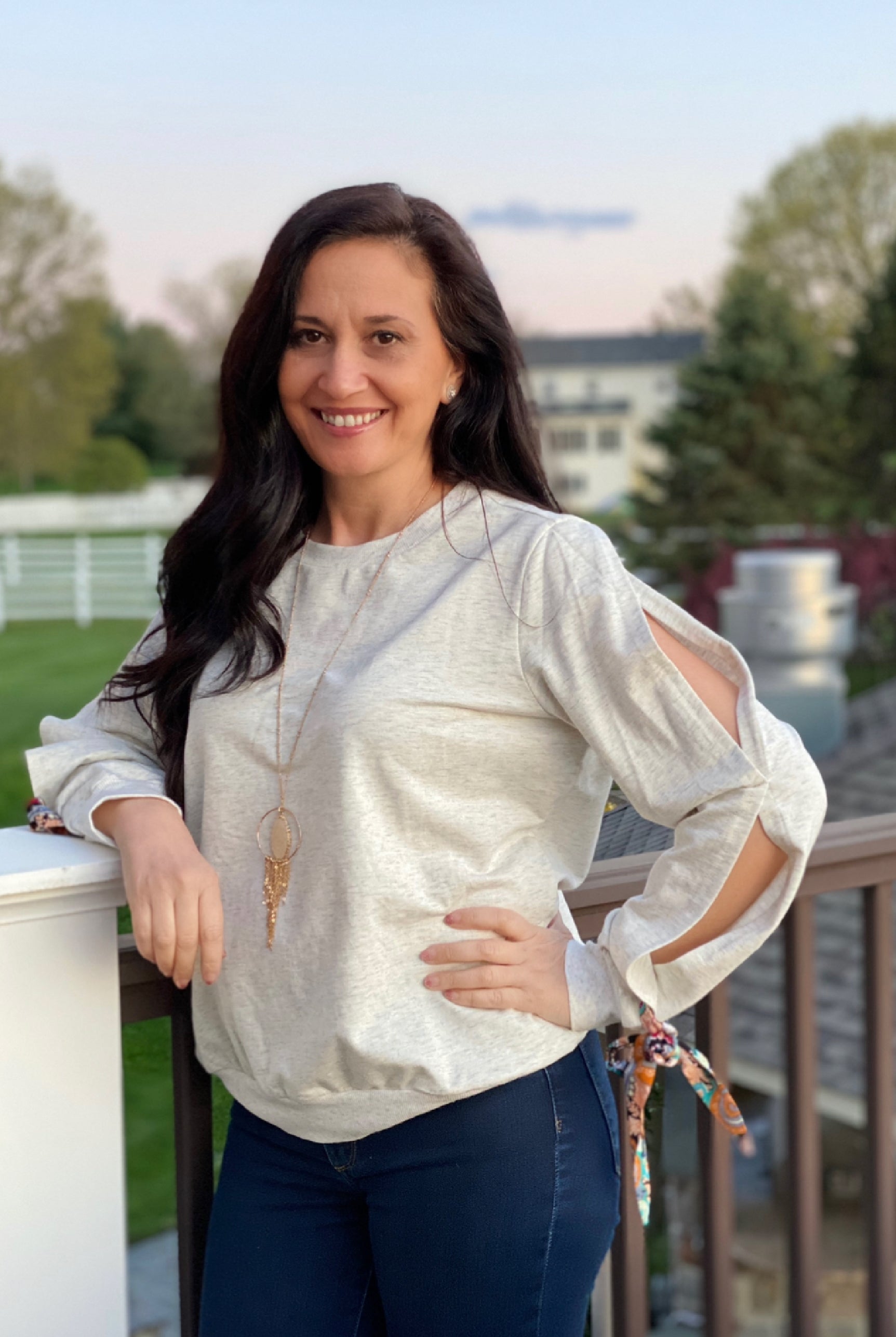 Paisley Tie Top