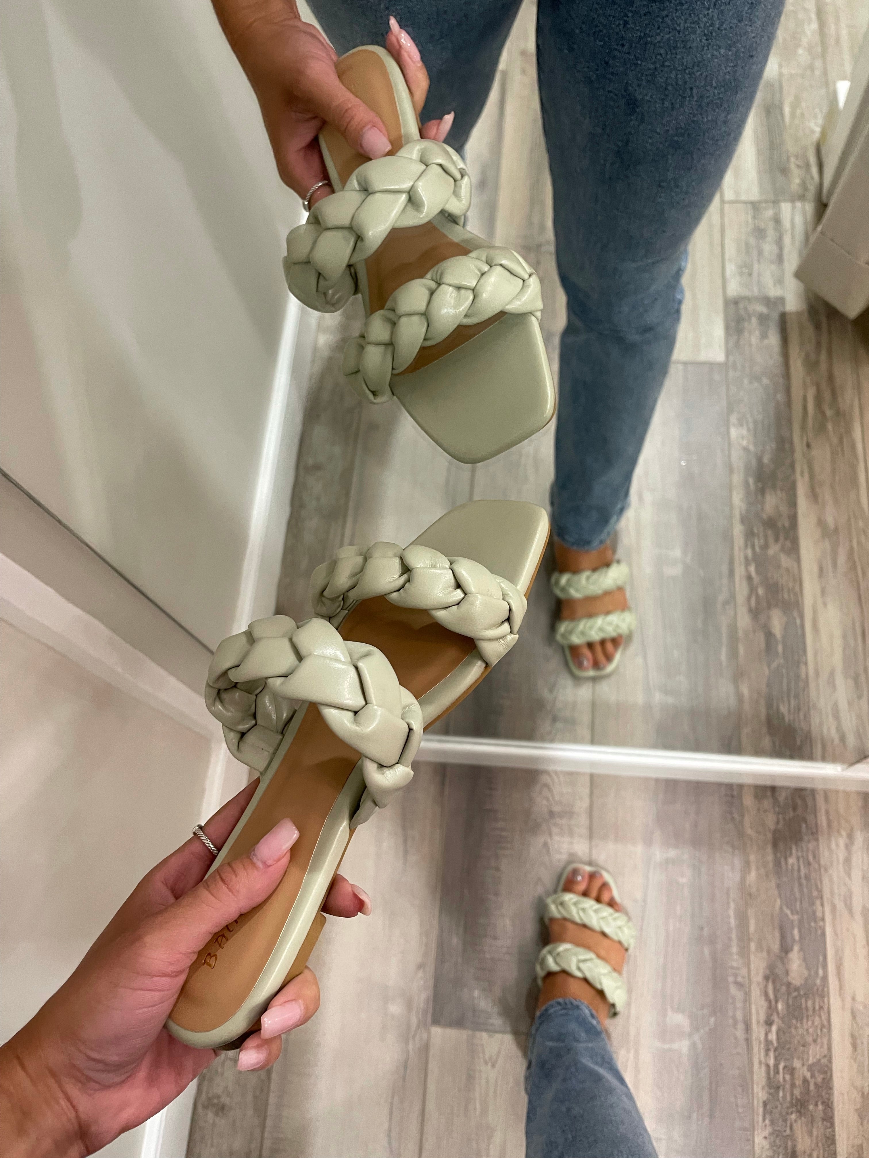 Braided Sandal Sage