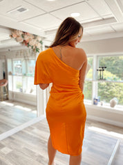 C'est La Vie Dress Dark Gold