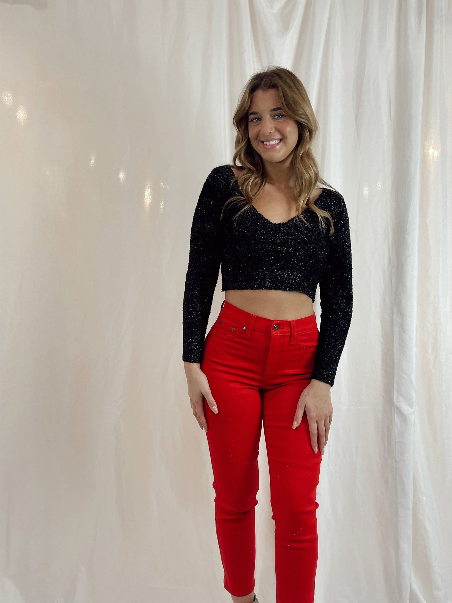 Soft Sparkles Sweater Black
