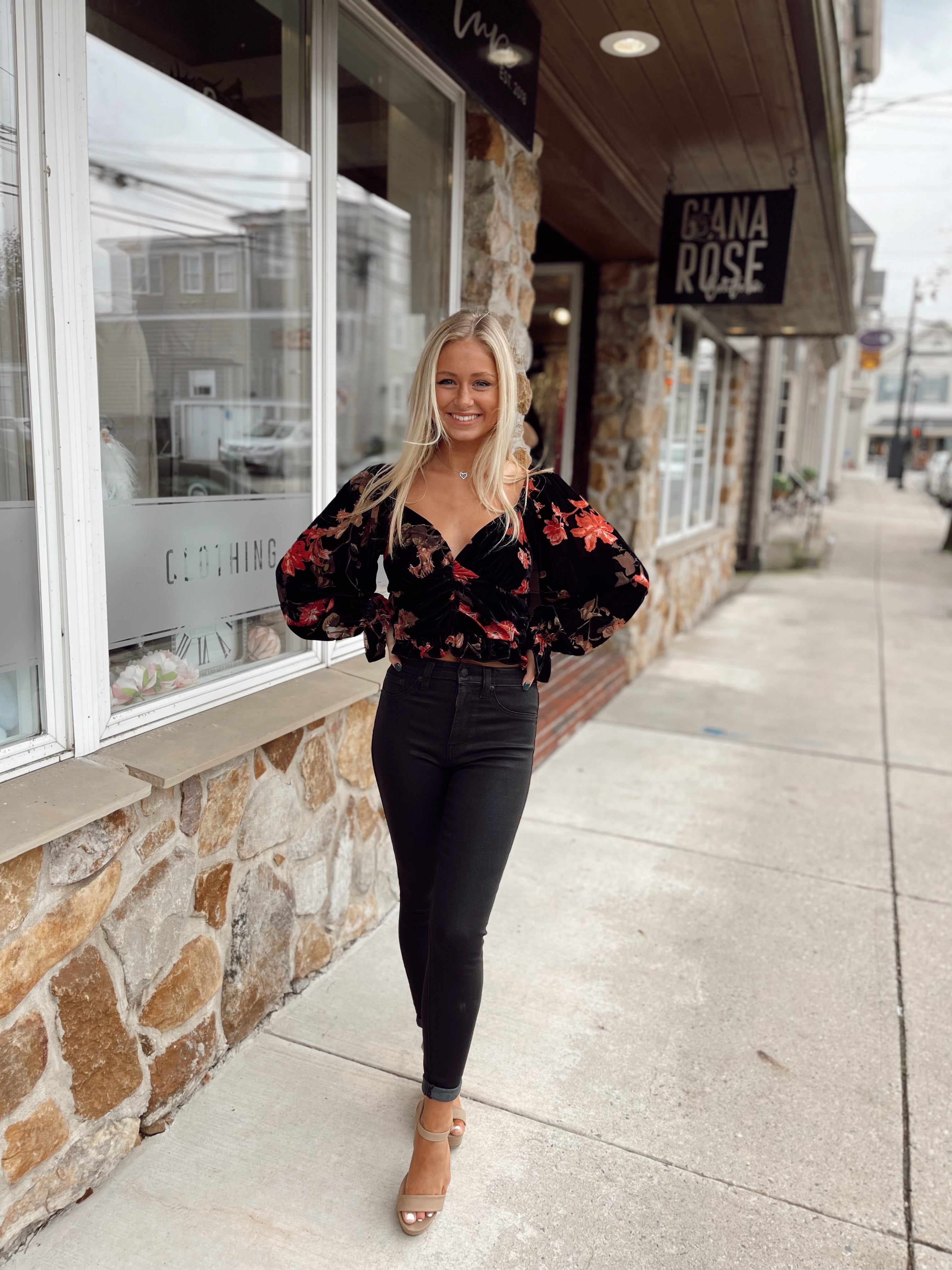 Dream Date Top Velvet Crush