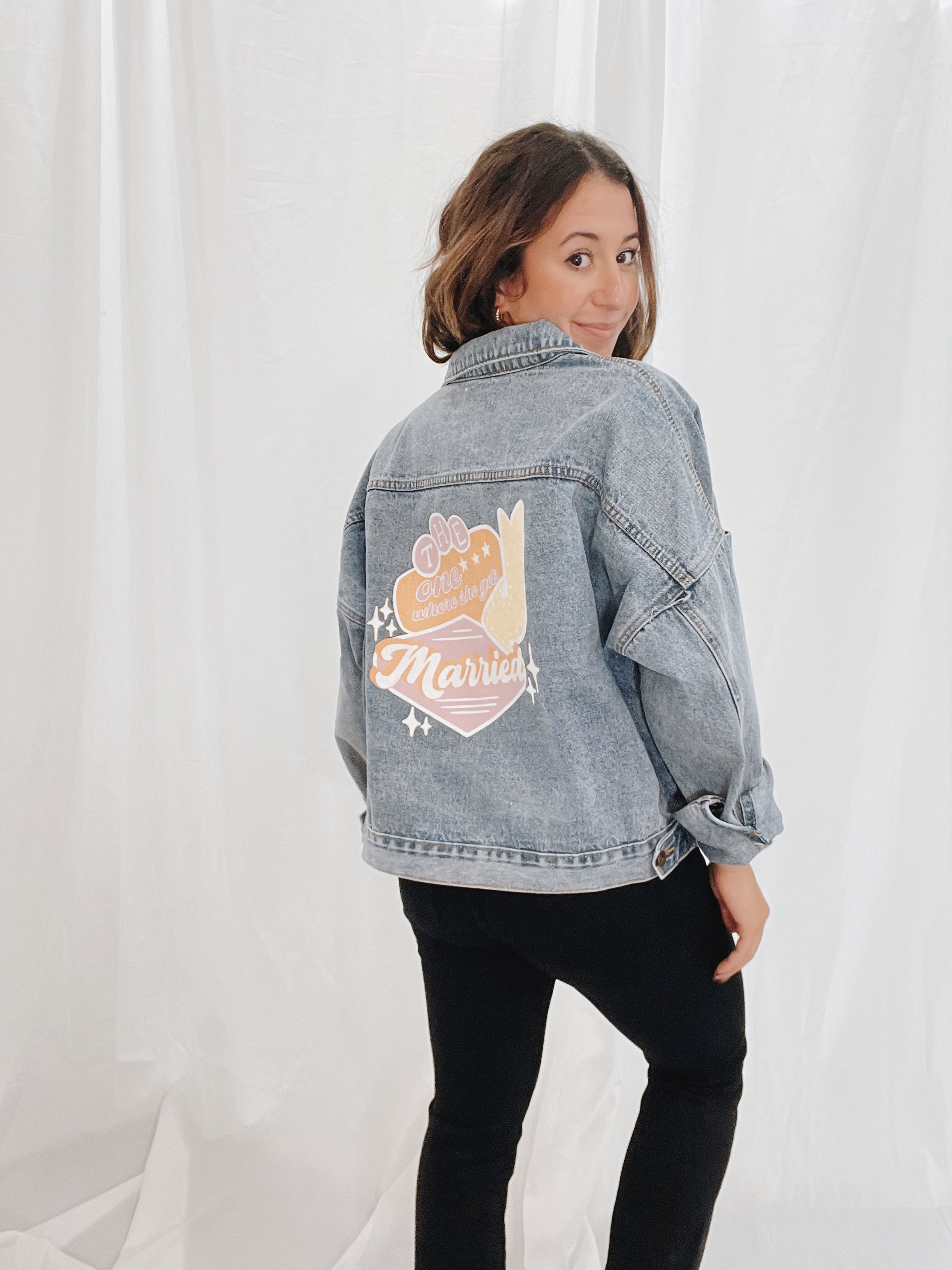 One Where She Gets MARRIED Denim Jacket