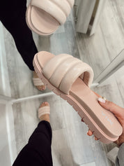 Slip On Slides Mishel Blush