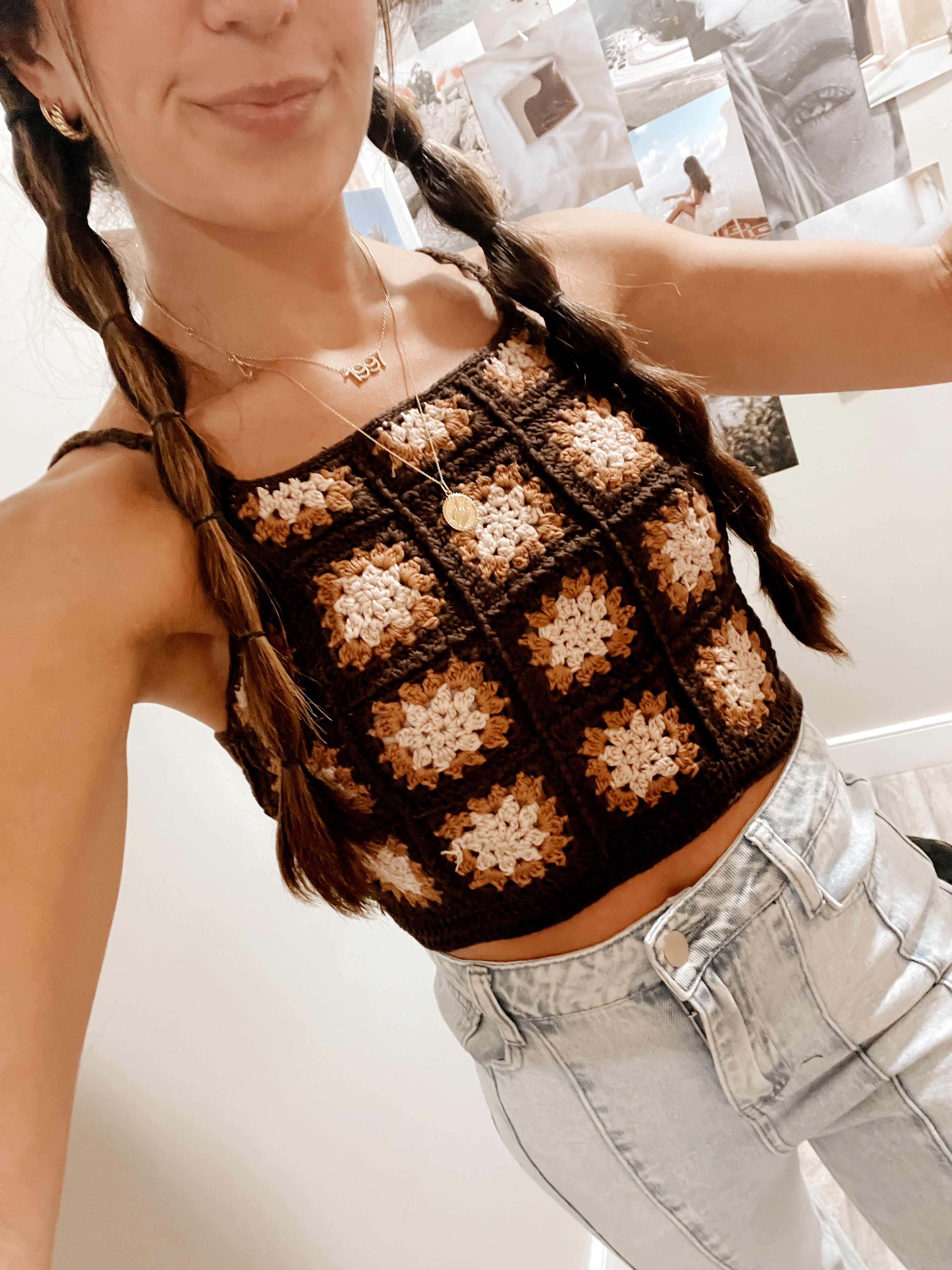 Happy Days Crochet Crop