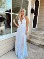 Take Me Away Maxi Gown White