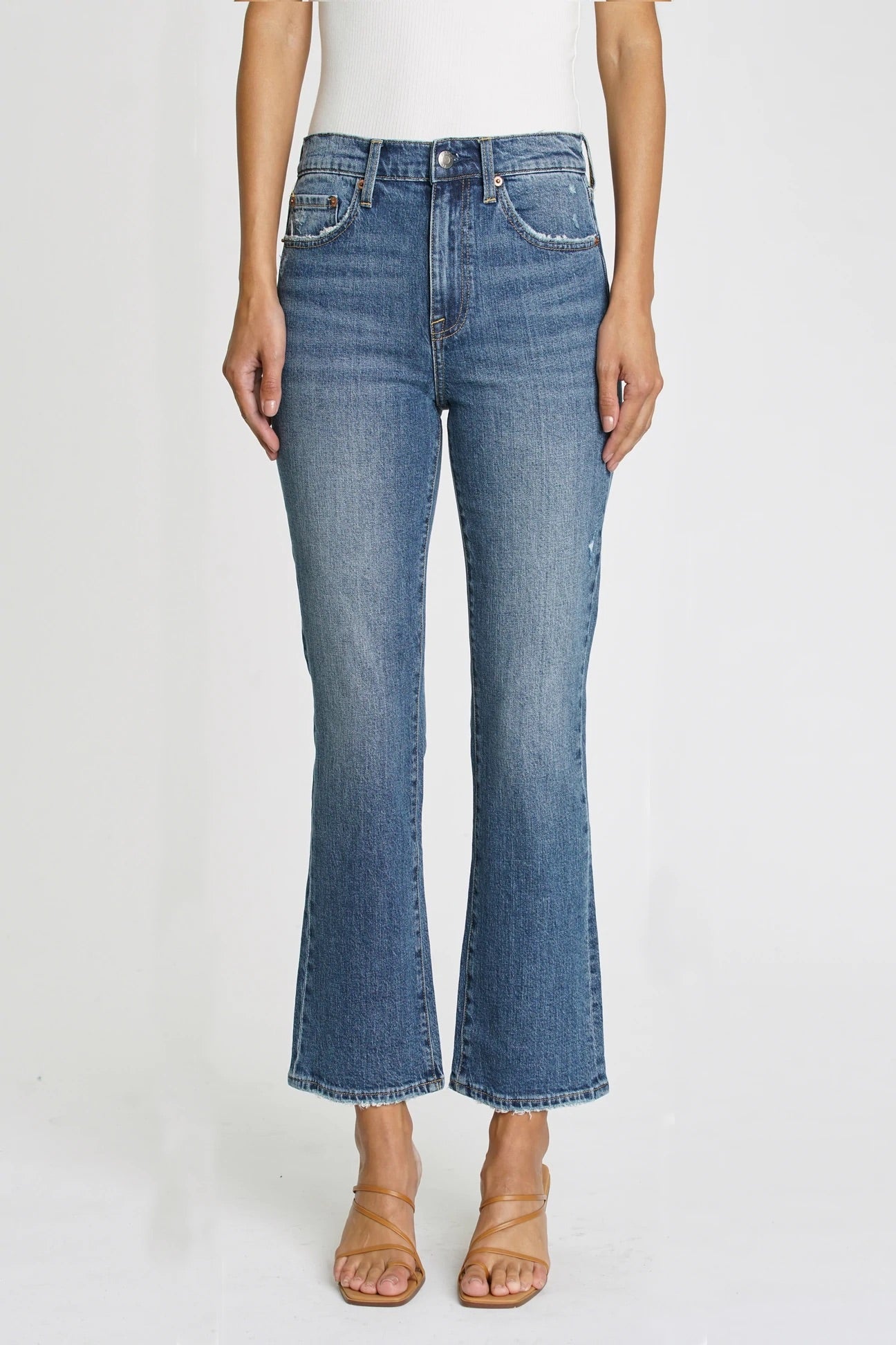 Lennon High Rise Cropped Boot- Adore