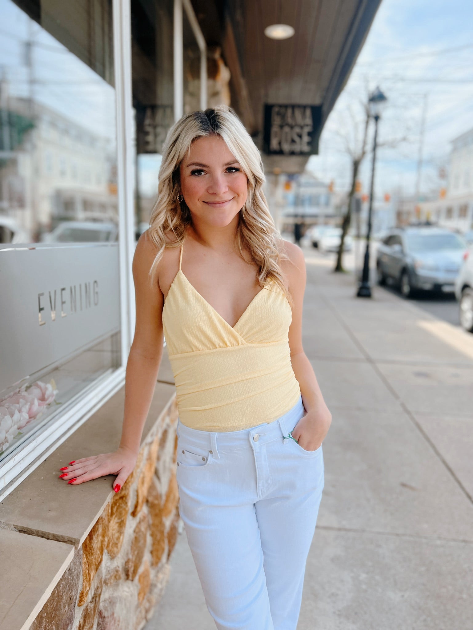 Get Away Bodysuit Yellow