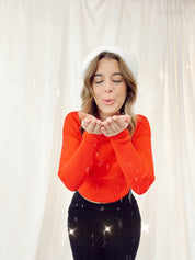 Ellie Top Red