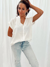Take it Easy Blouse Vanilla