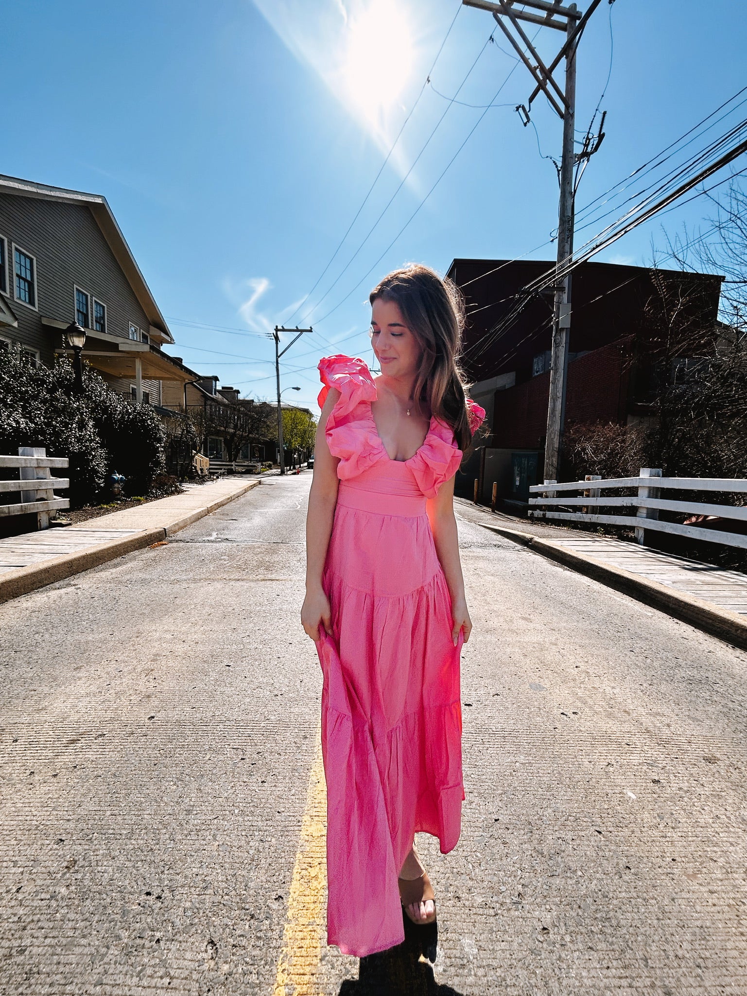 barbie pink maxi dress barbie pink dress for women Barbie Pink Long Dress 2XL