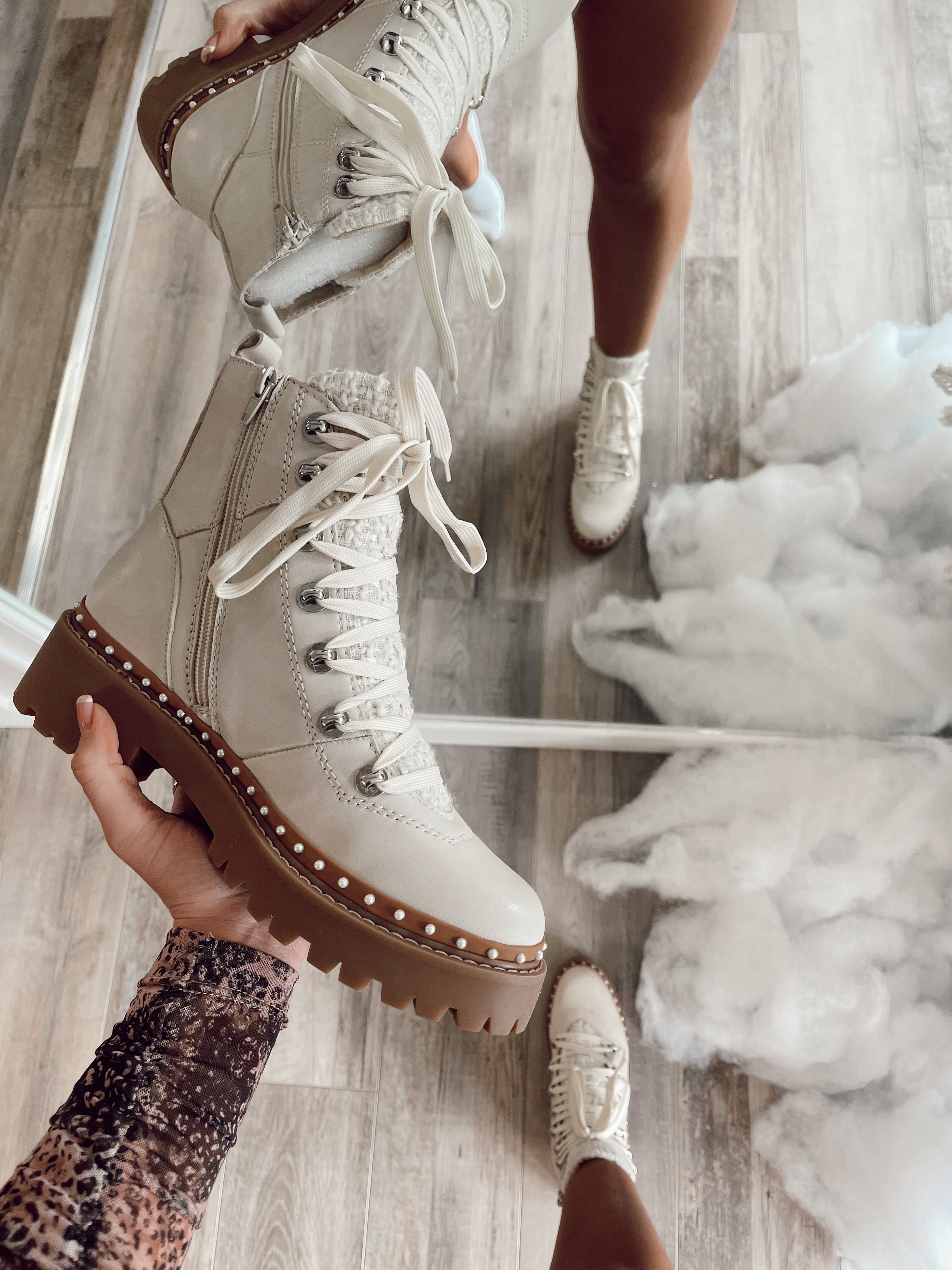 Rainier Boots Bone