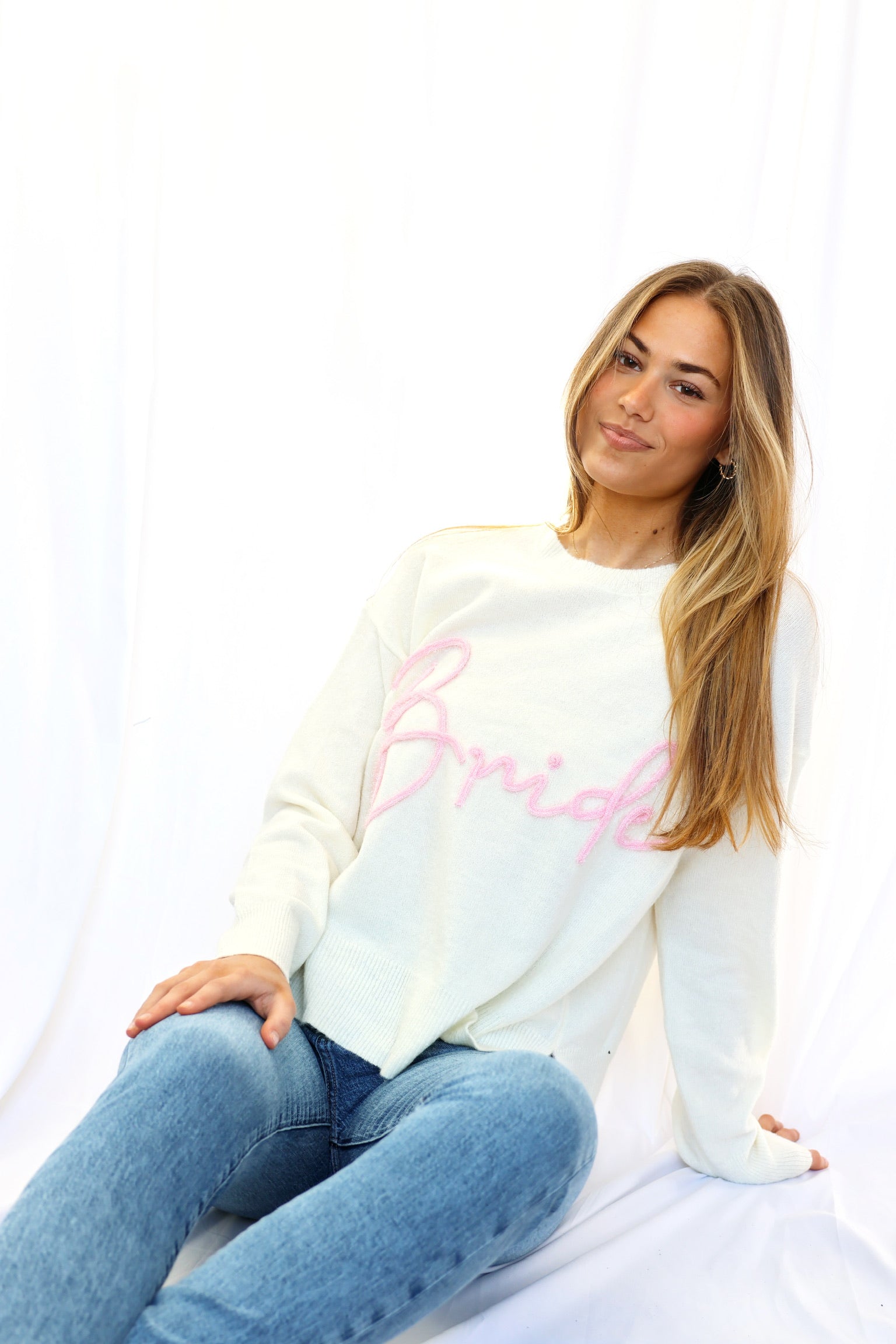 BRIDE Barbie Inspired Sweater White