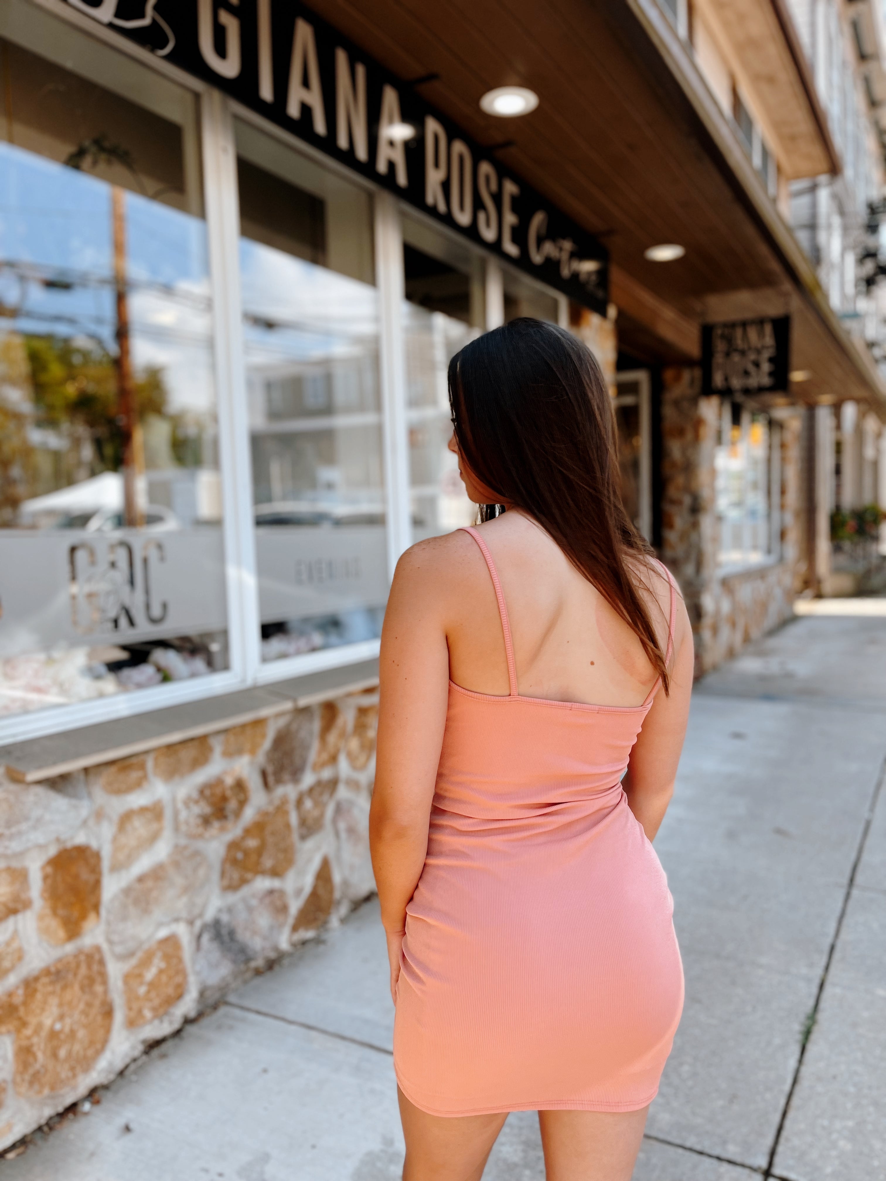 Gave Up On You Dress Coral