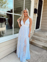 Take Me Away Maxi Gown White