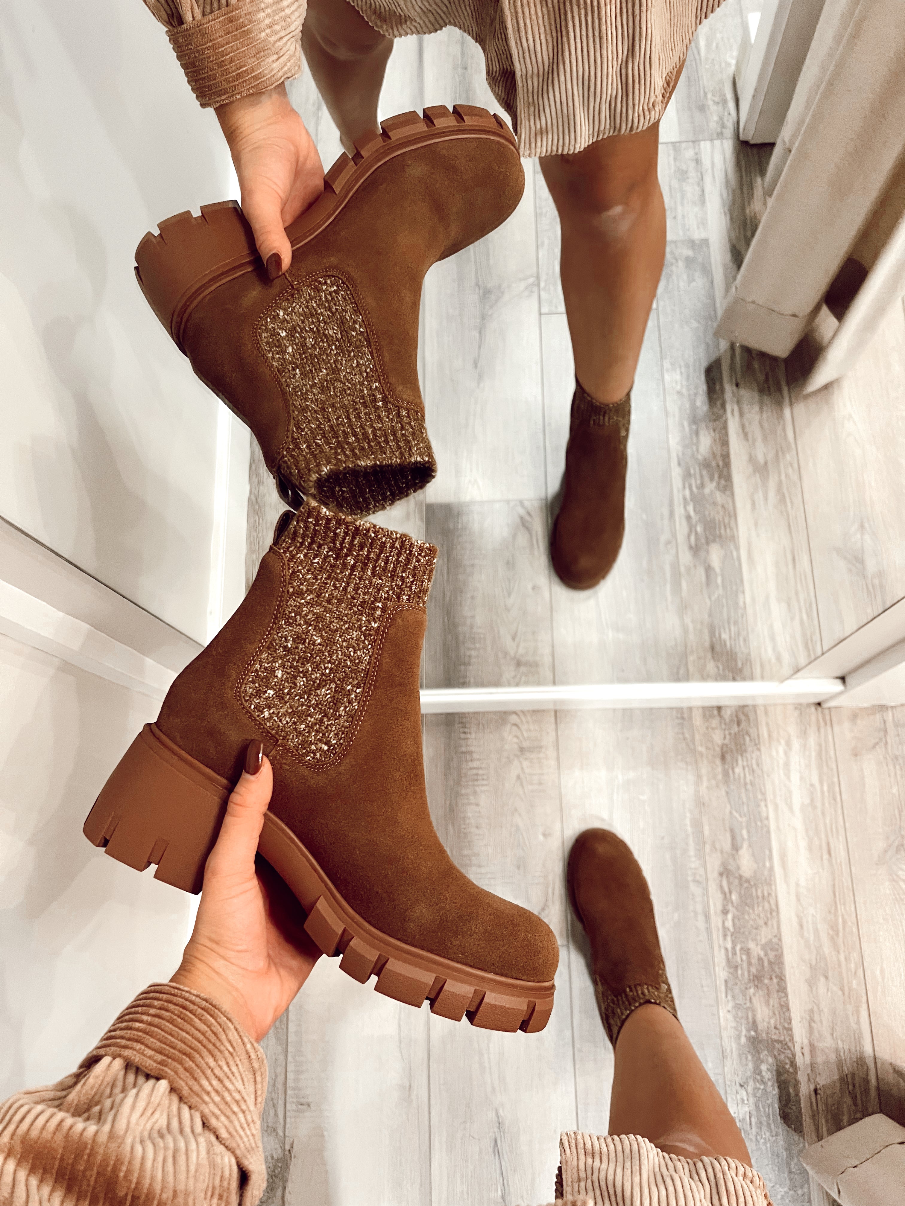 Hayle Chestnut Suede