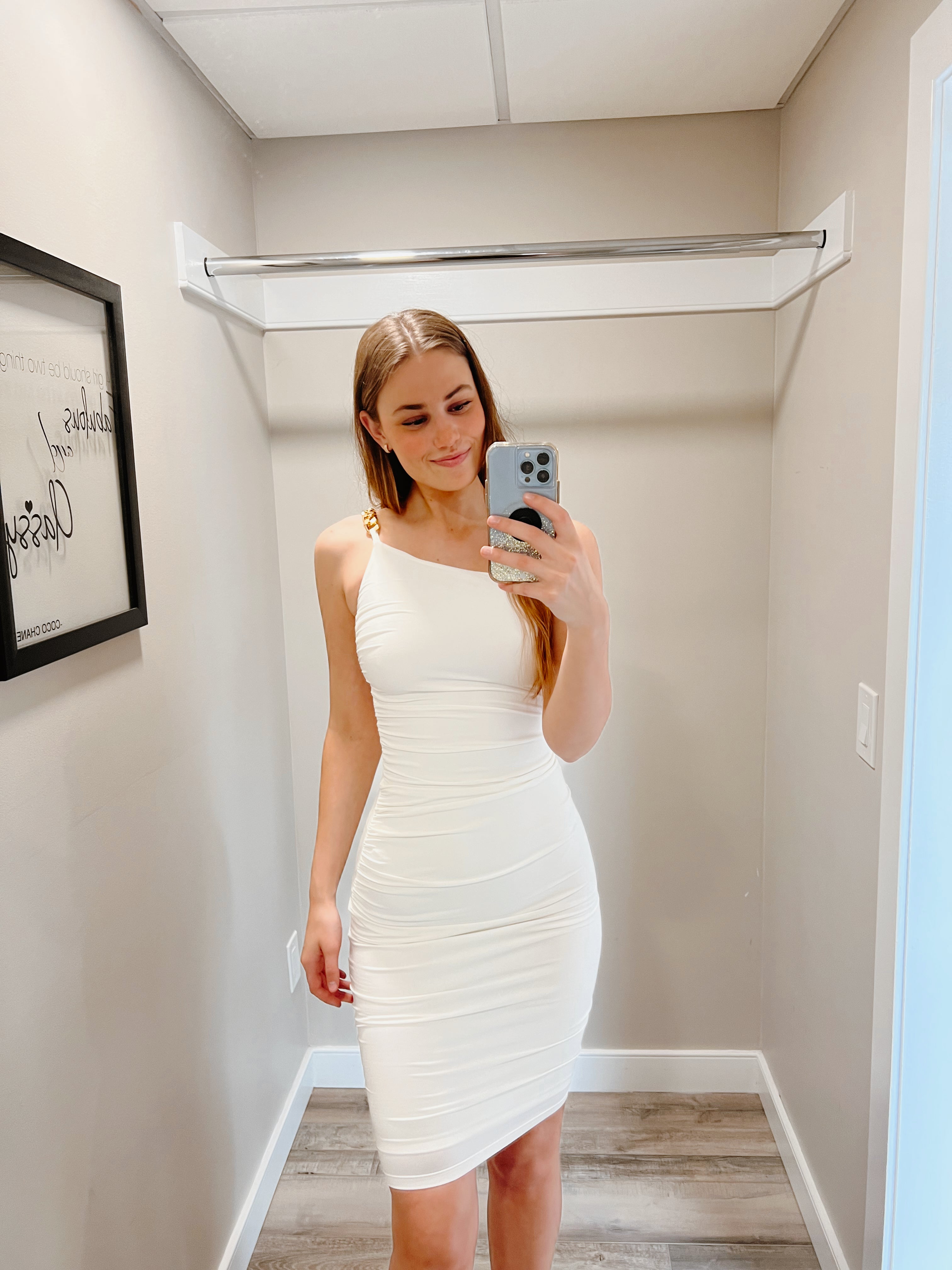 Alyssa Chain Midi Ivory