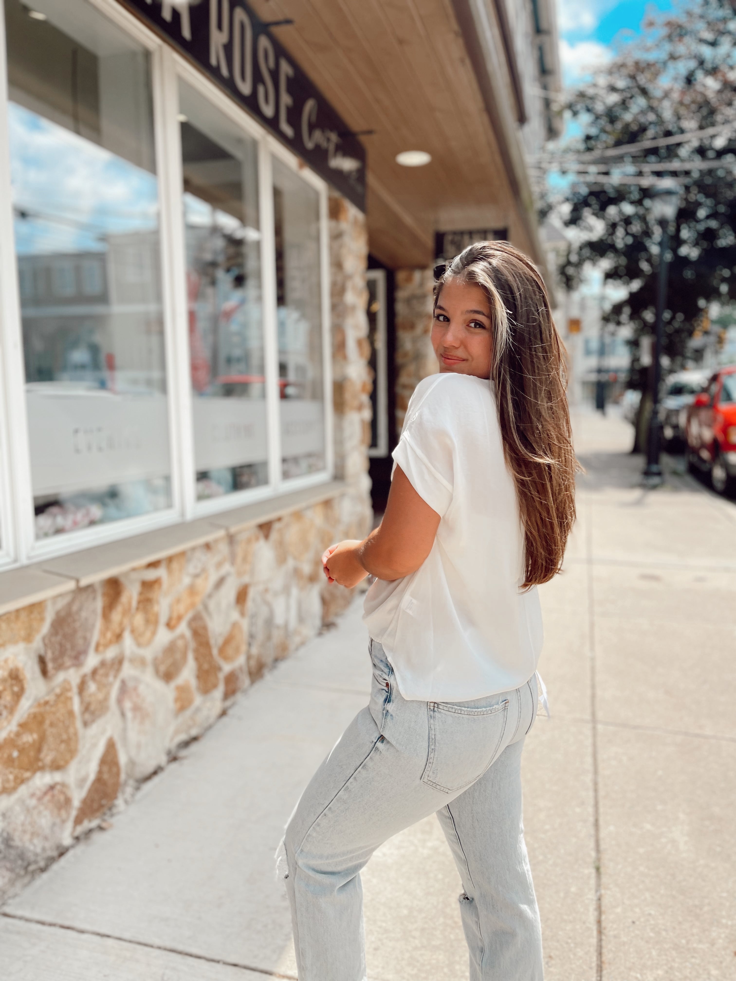 Easy Ivory Top