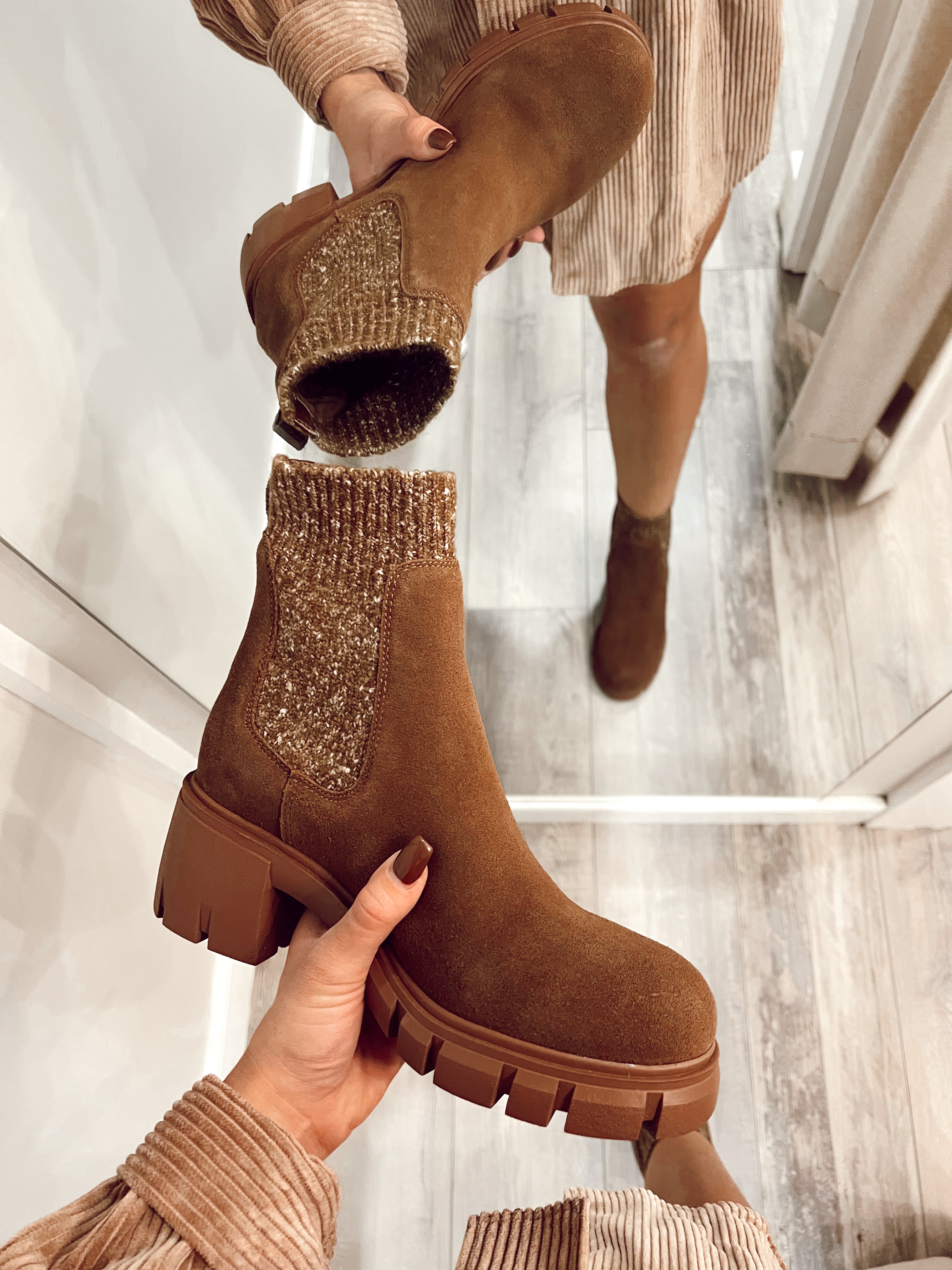Hayle Chestnut Suede