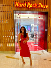 Make the Cut Midi Red