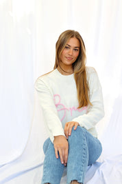 BRIDE Barbie Inspired Sweater White