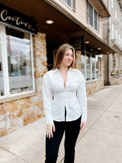 Nadia Shirt White