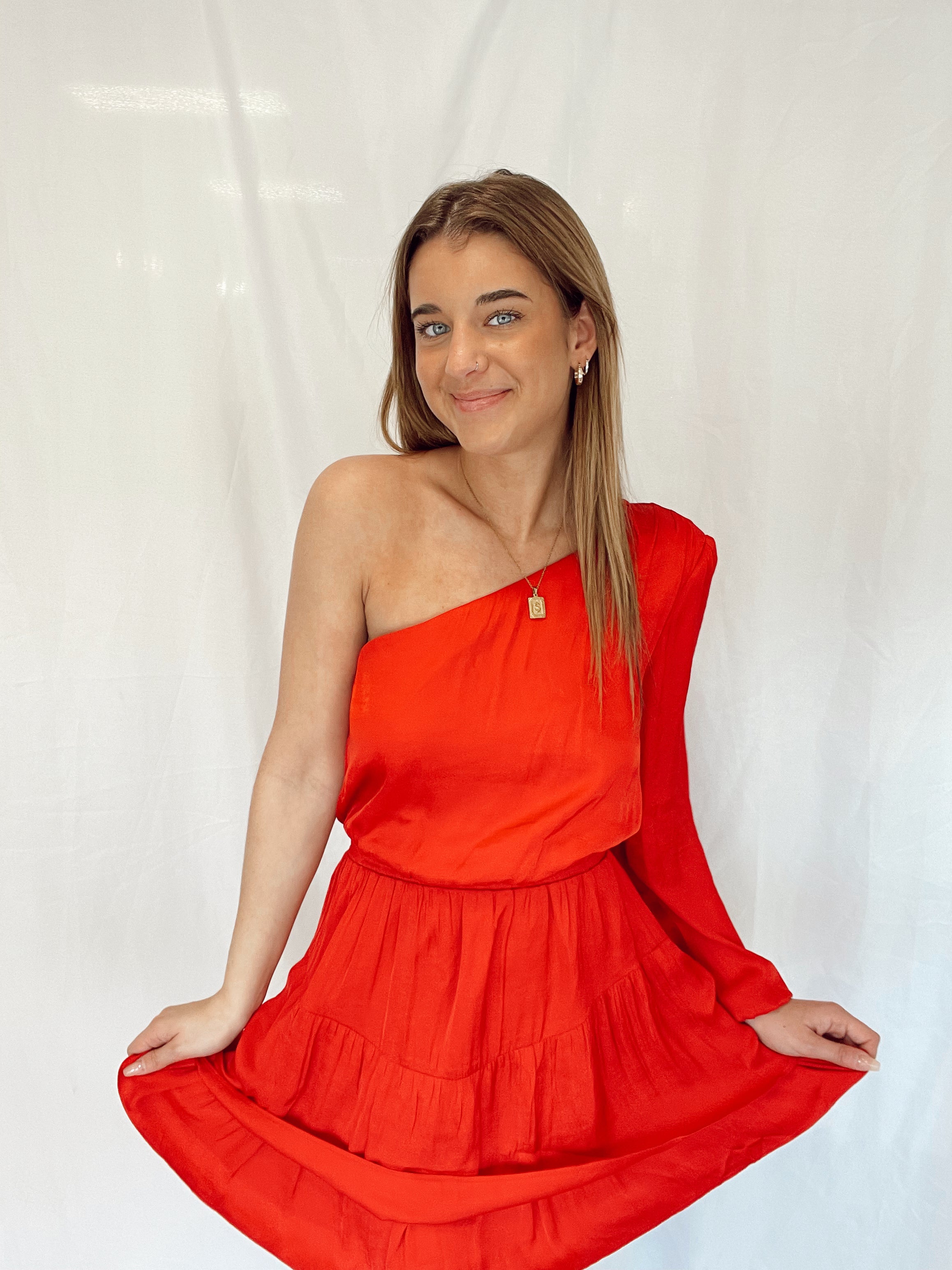 Zeina Red Dress