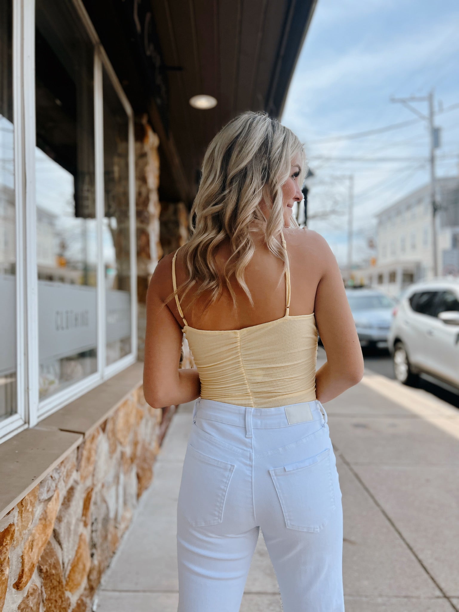Get Away Bodysuit Yellow