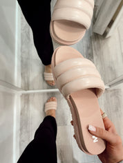 Slip On Slides Mishel Blush