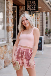 Pocket Full of Sunshine Shorts Mauve