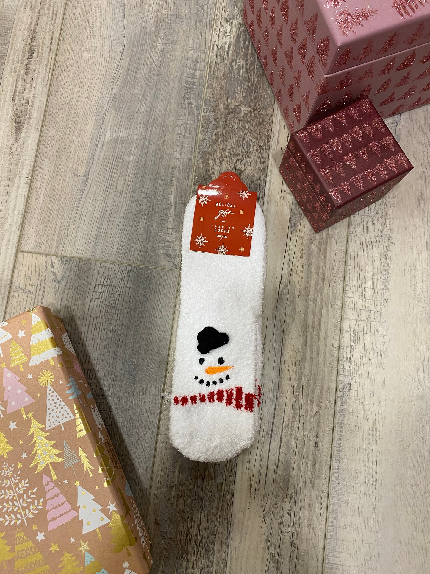Fleece Christmas Socks
