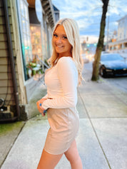 Give Me a Reason Skirt Taupe