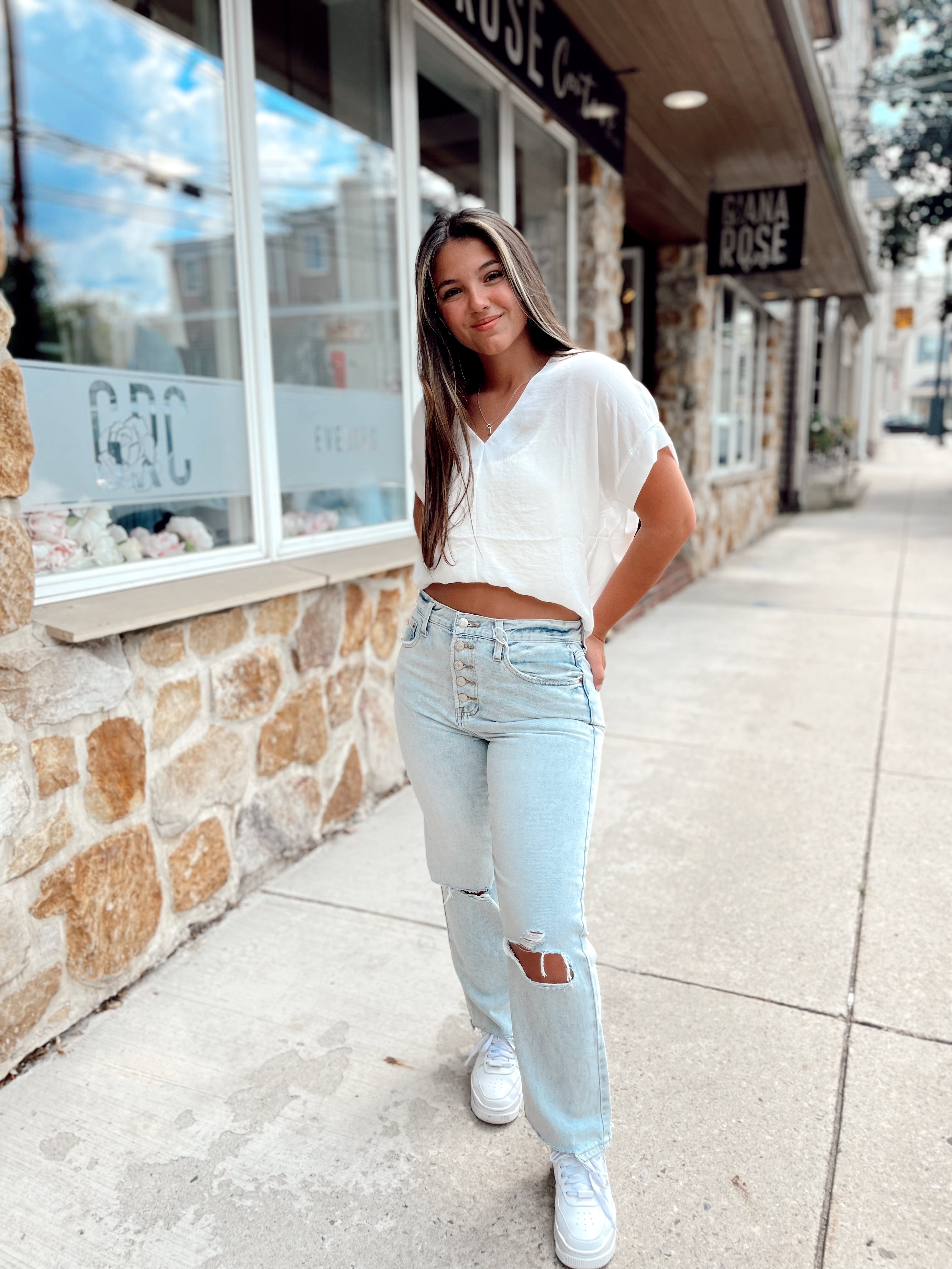 Easy Ivory Top