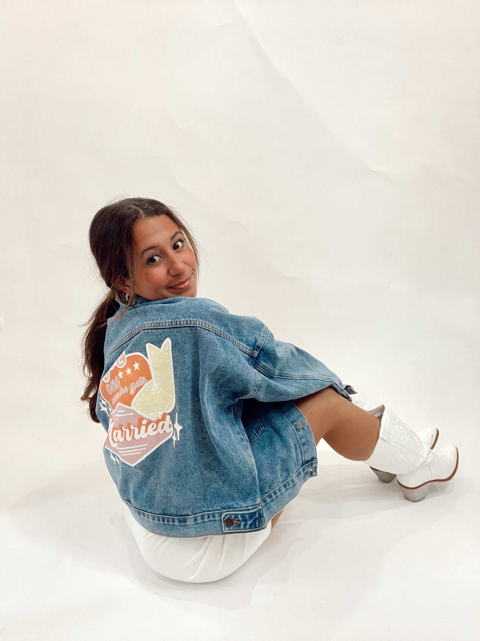 One Where She Gets MARRIED Denim Jacket