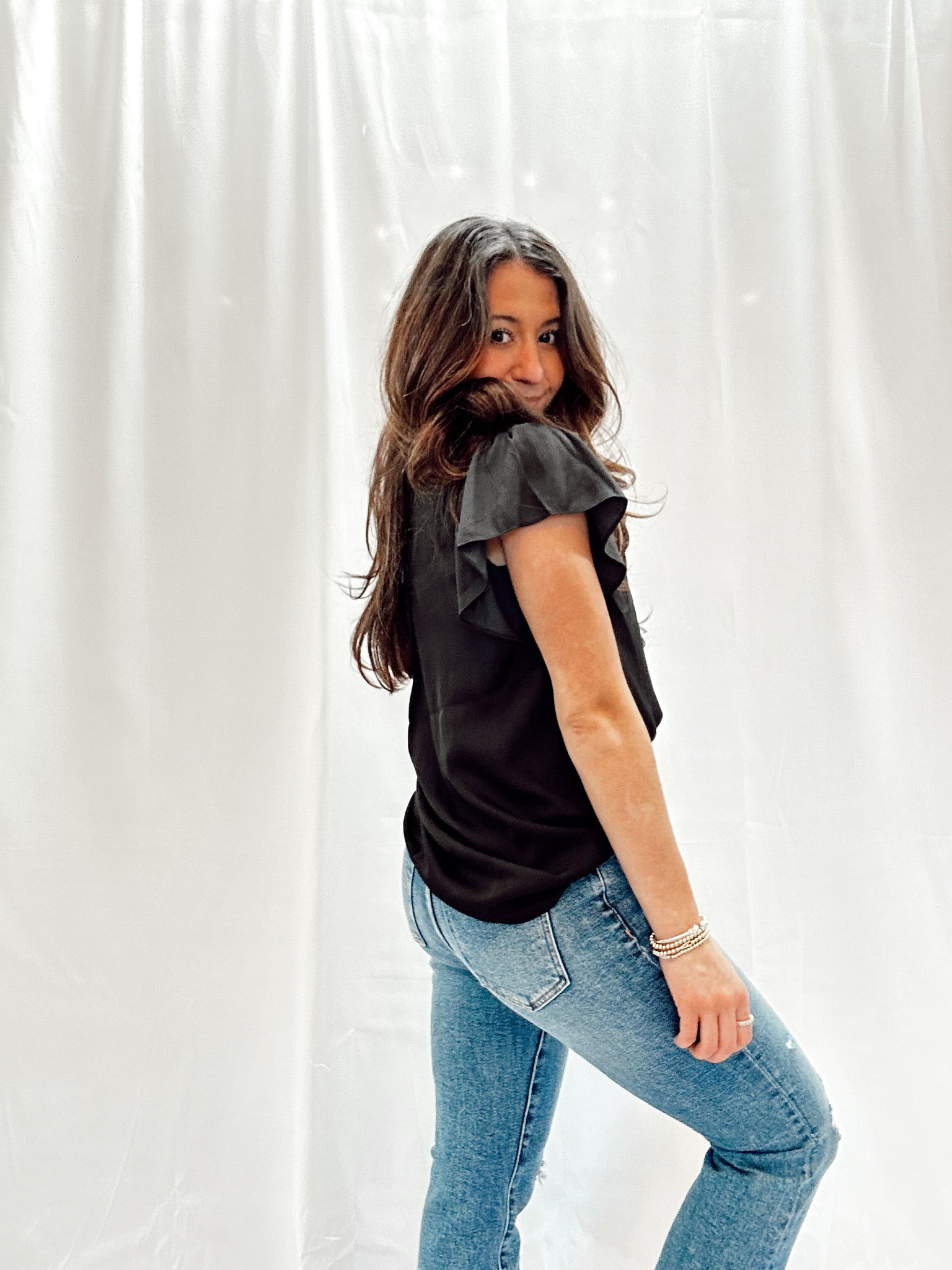 Take it Easy Blouse Black