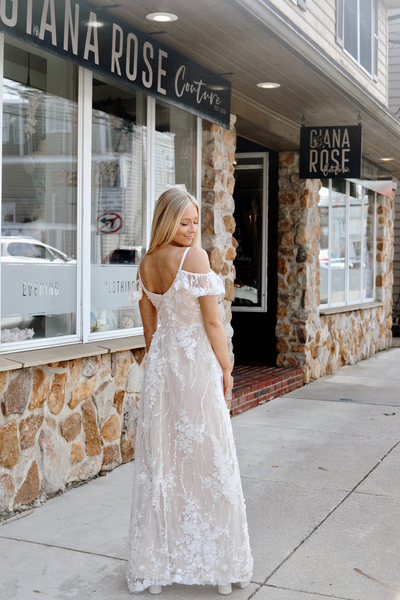 Clara Ivory Maxi Dress