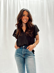 Take it Easy Blouse Black