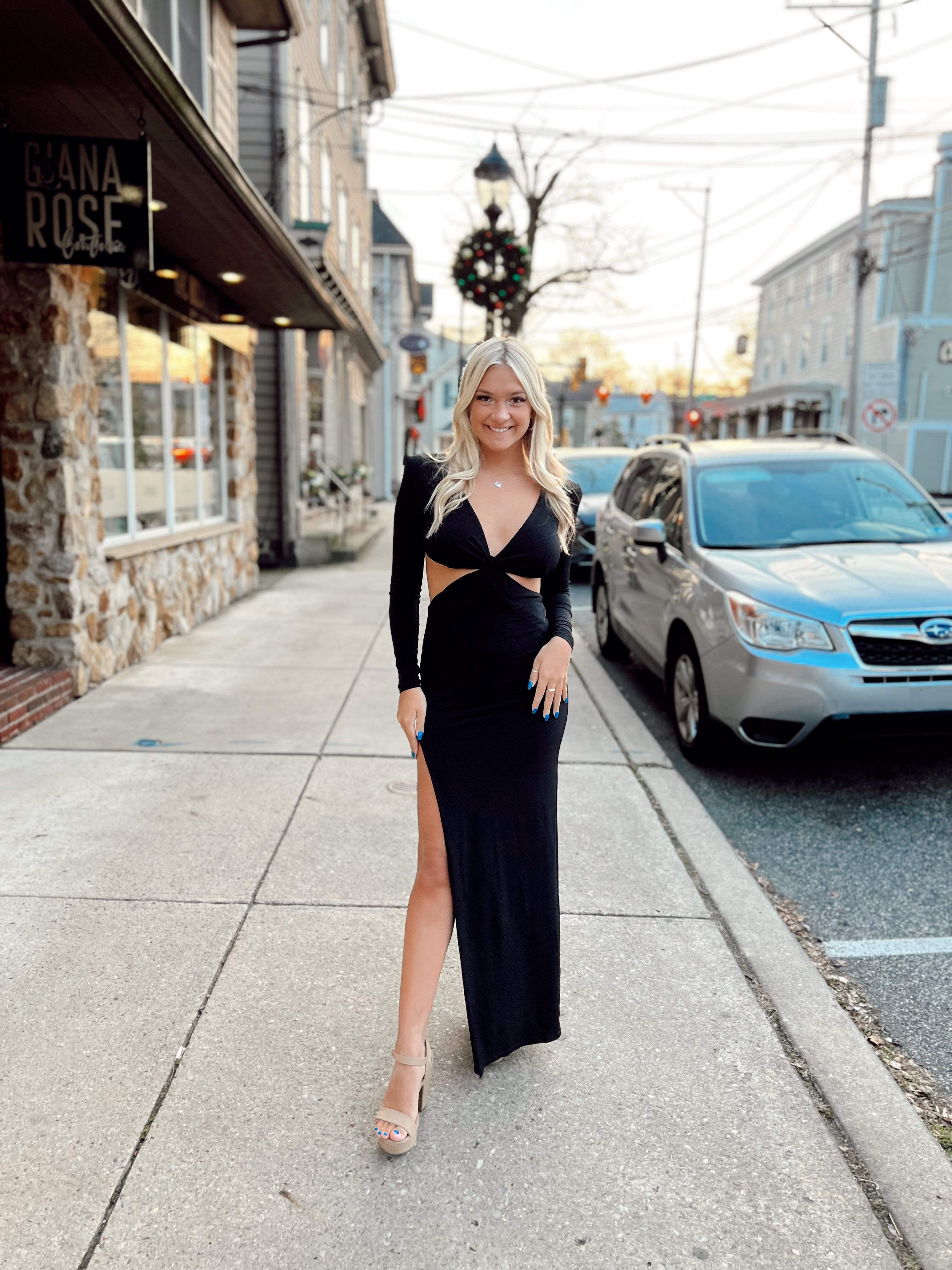 Jewel Gown Black