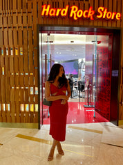 Make the Cut Midi Red