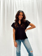 Take it Easy Blouse Black