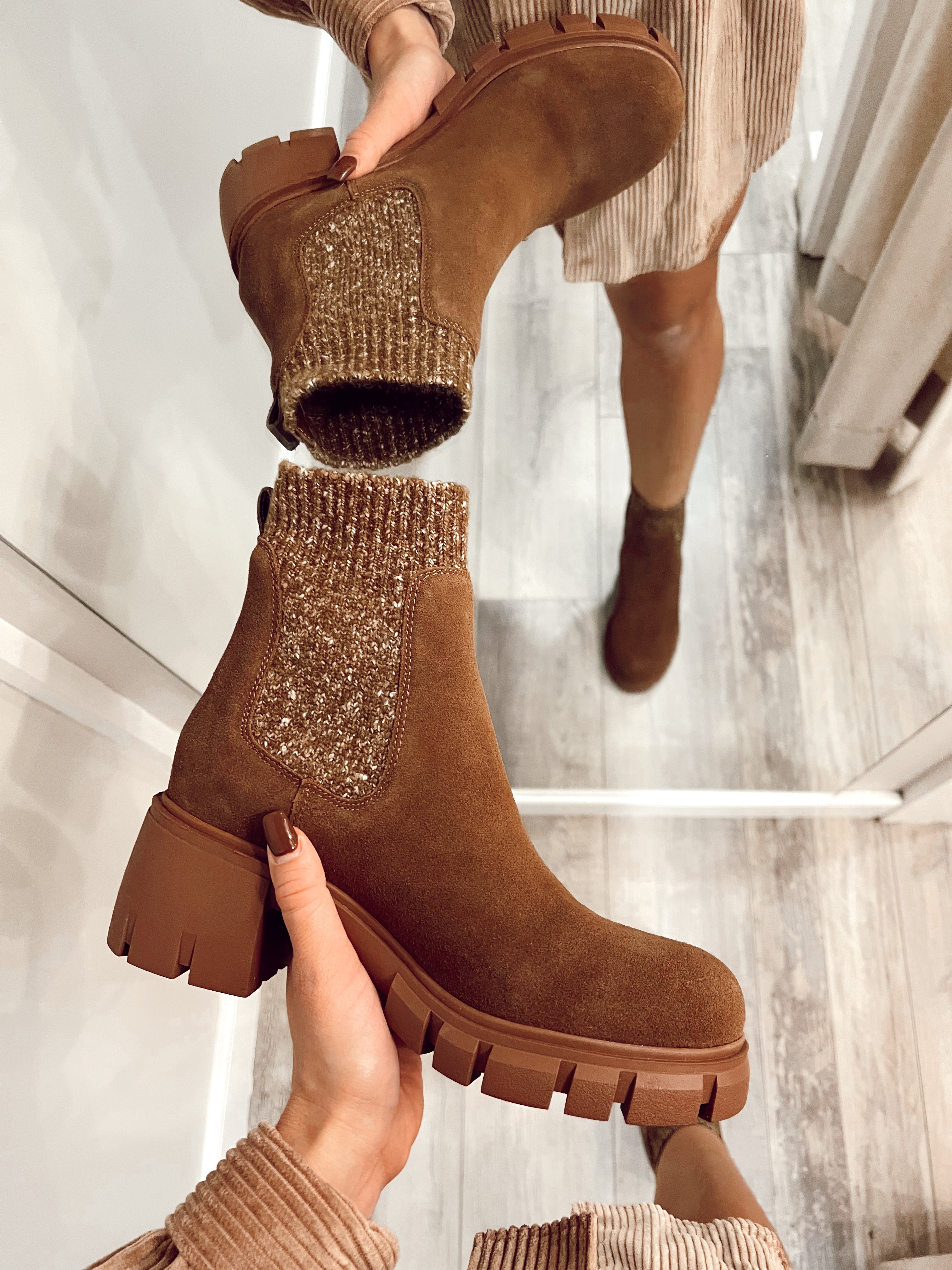 Hayle Chestnut Suede