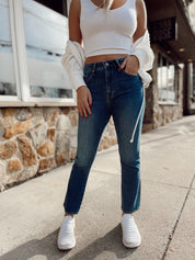 Lennon High Rise Cropped Boot- Adore