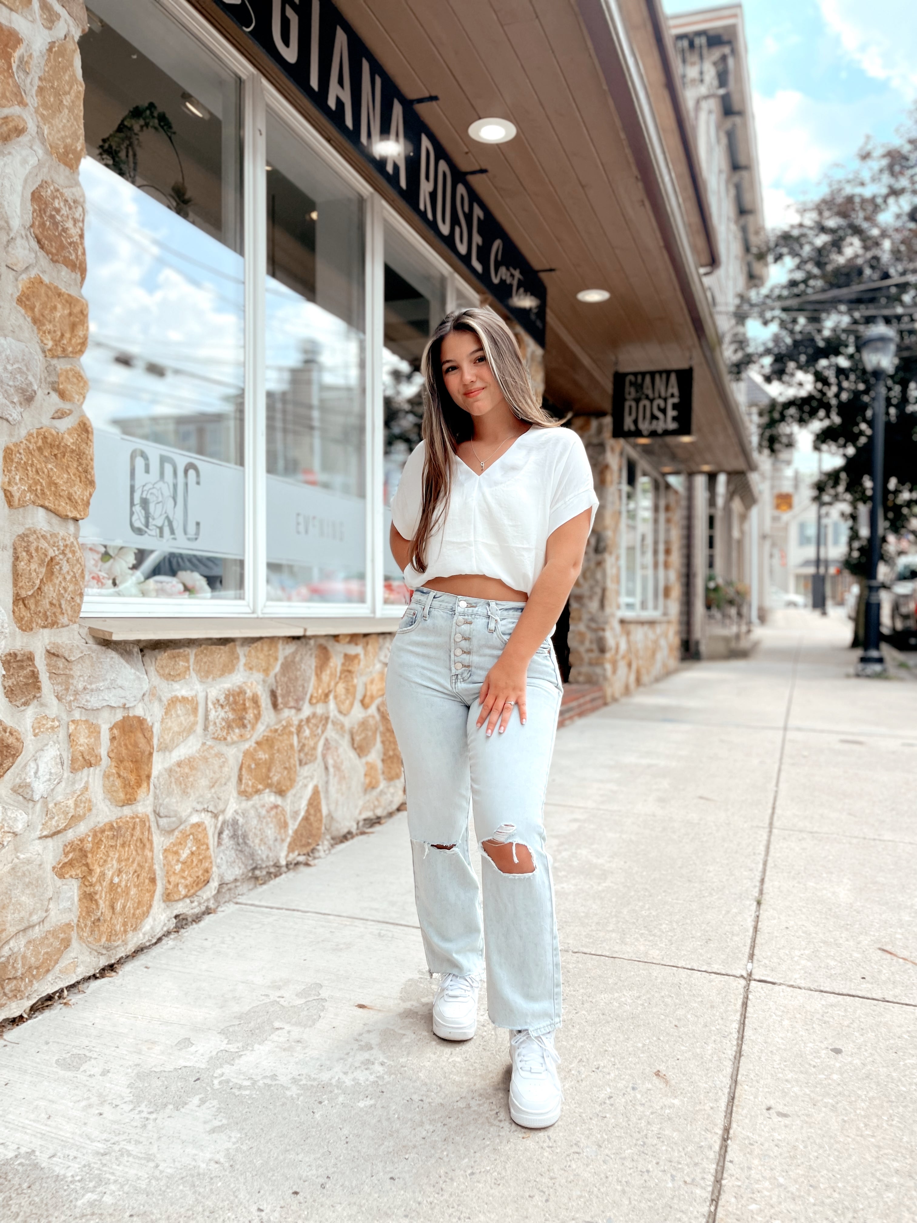 Easy Ivory Top