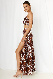 Lorelei Maxi Skirt Chocolate