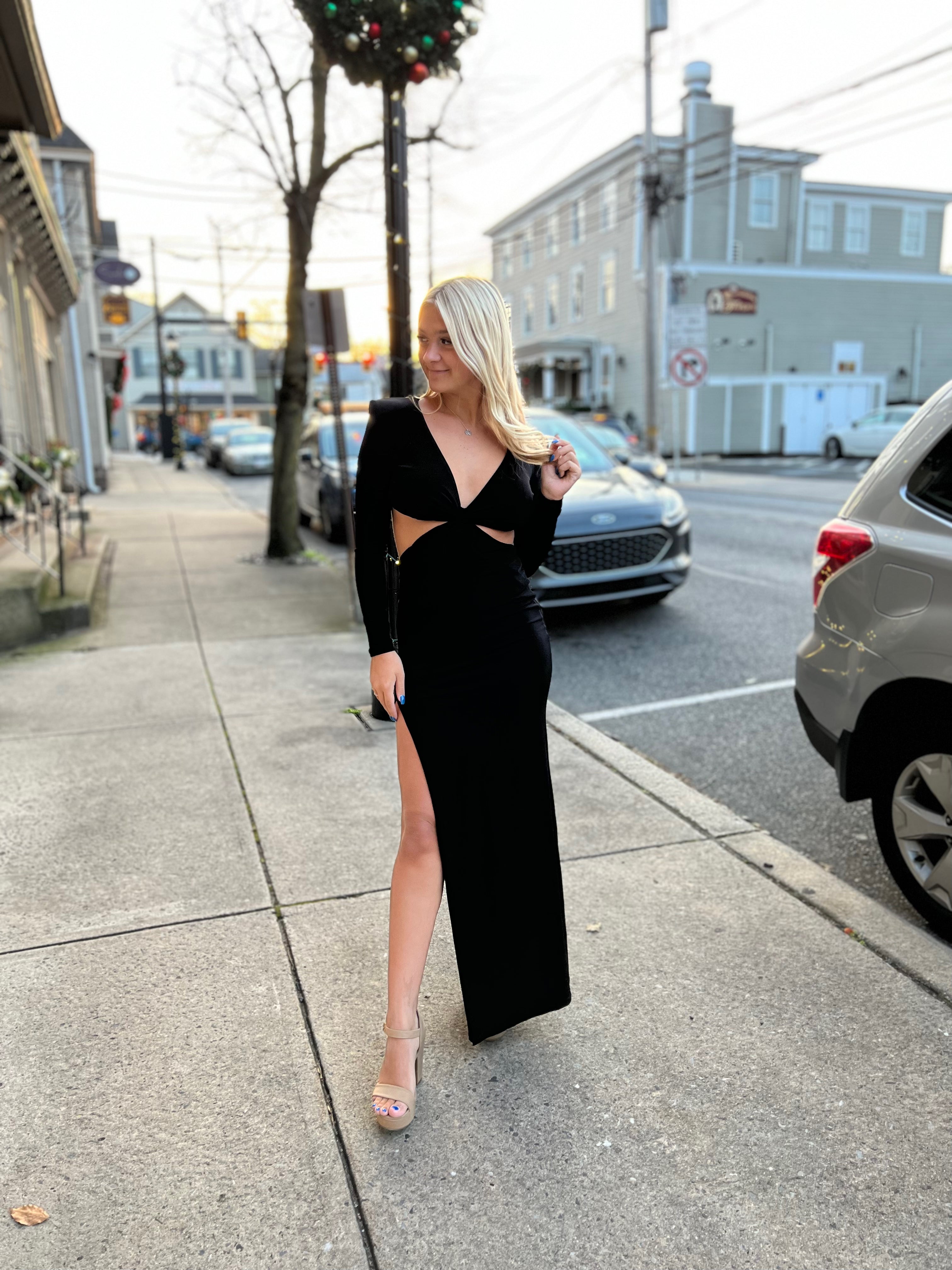 Jewel Gown Black