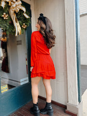 Zeina Red Dress