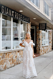 Clara Ivory Maxi Dress